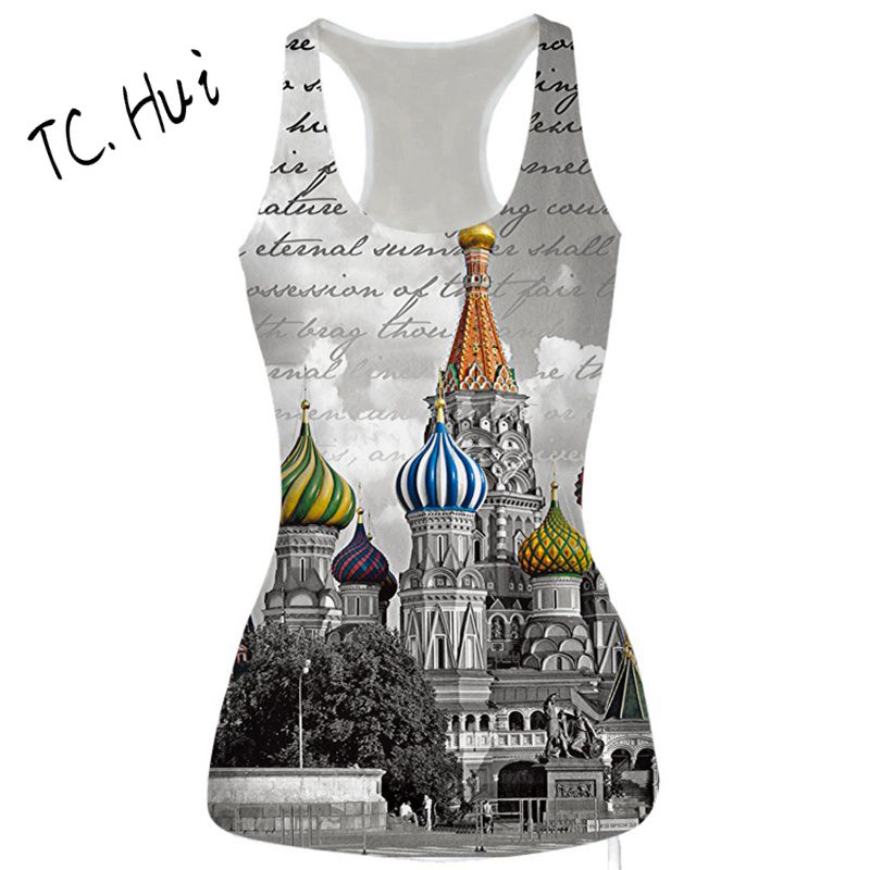 

TCHui Свободный размер, безрукавка Harajuku digitalprinttop women sexy crop top Женщины