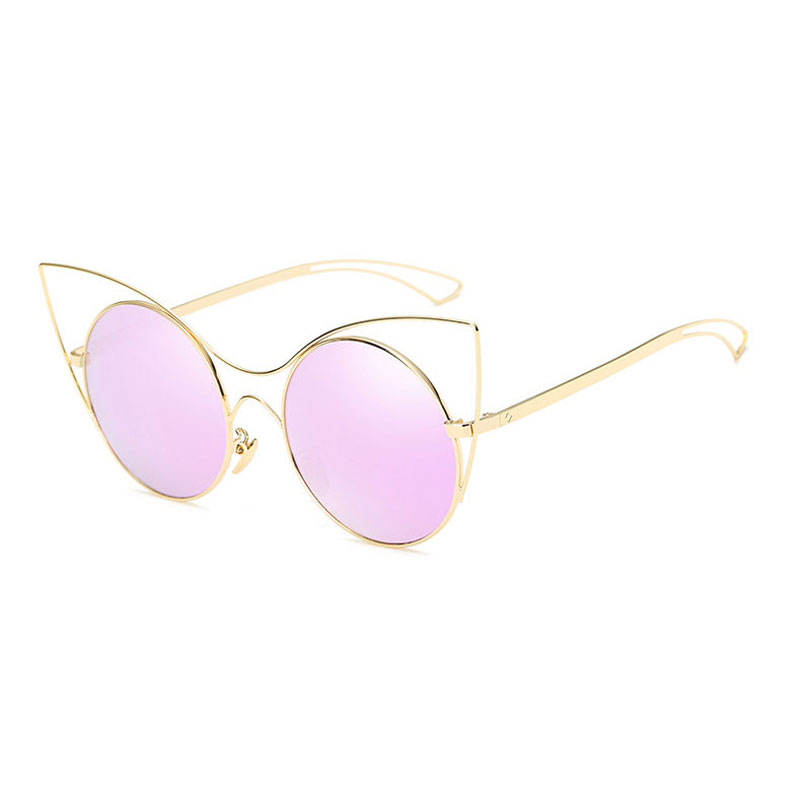 

LIKEU  NO2 Gold & Purple, Солнцезащитные очки для глаз Cat