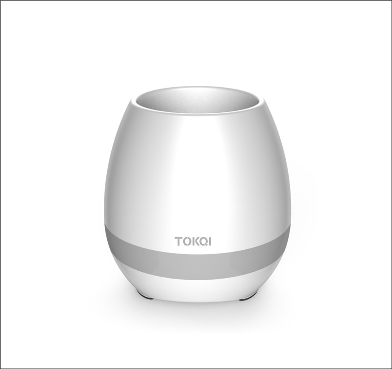 

zhileyu белый, Музыкальный цветочный горшок Smart Wireless Bluetooth Speaker