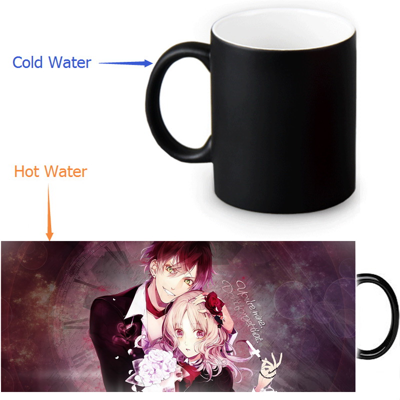

HUOSOOYUN Синий цвет, Cartoon Mug