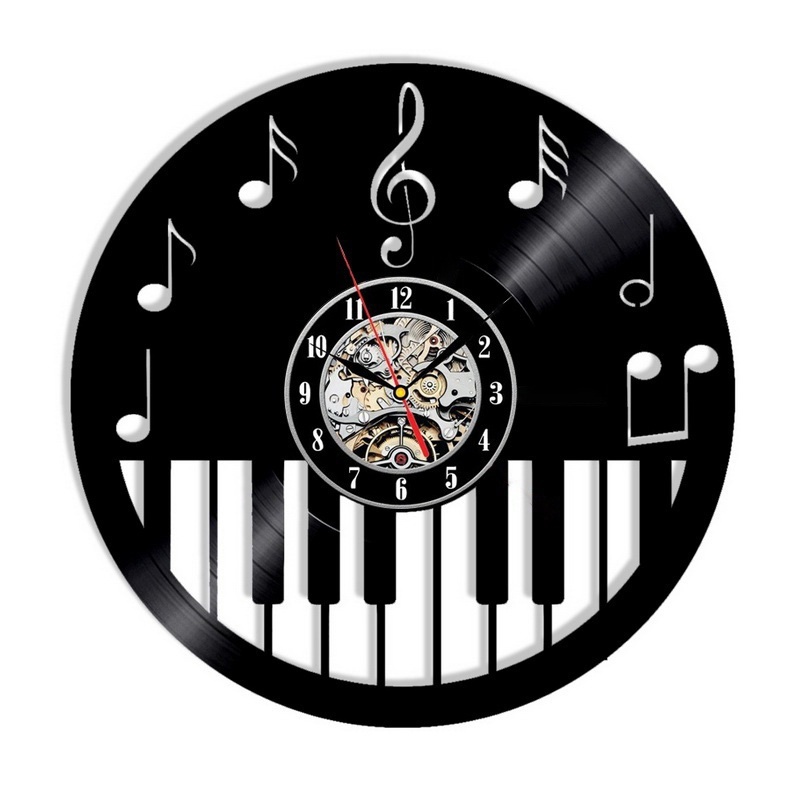 фото Музыкальные настенные часы bogao черный