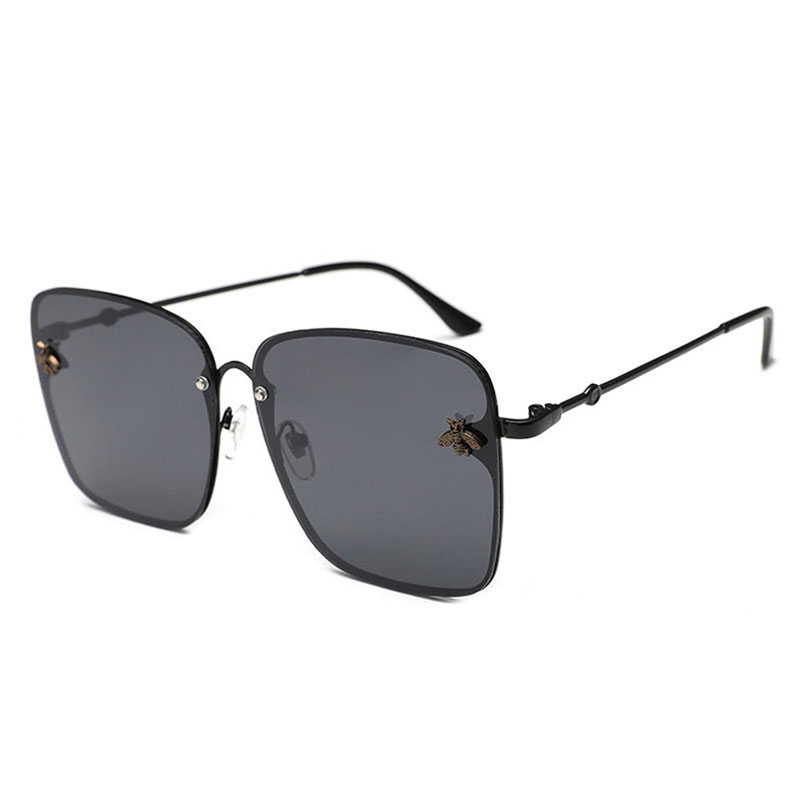 

LIKEU  NO1 Black & Grey Один размер, Модные солнцезащитные очки