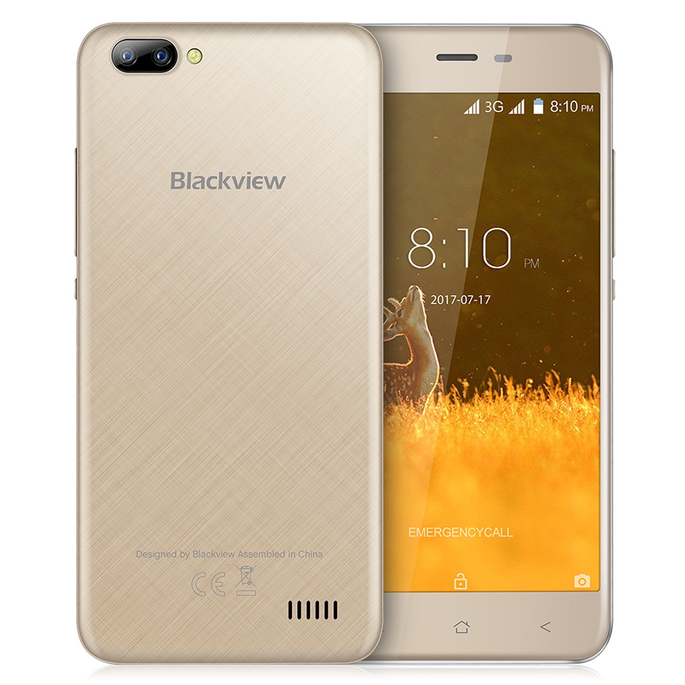 

Blackview Золотой цвет Евровилка, 3G Smartphone