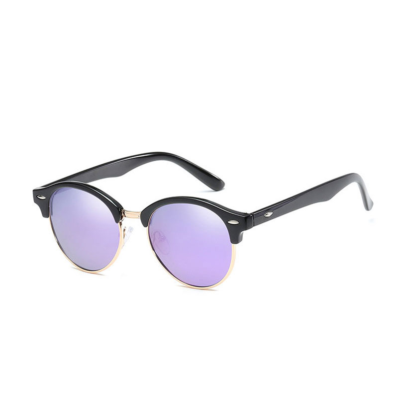 

LIKEU  NO6 Black & Purple M1, поляризованные круглые солнцезащитные очки