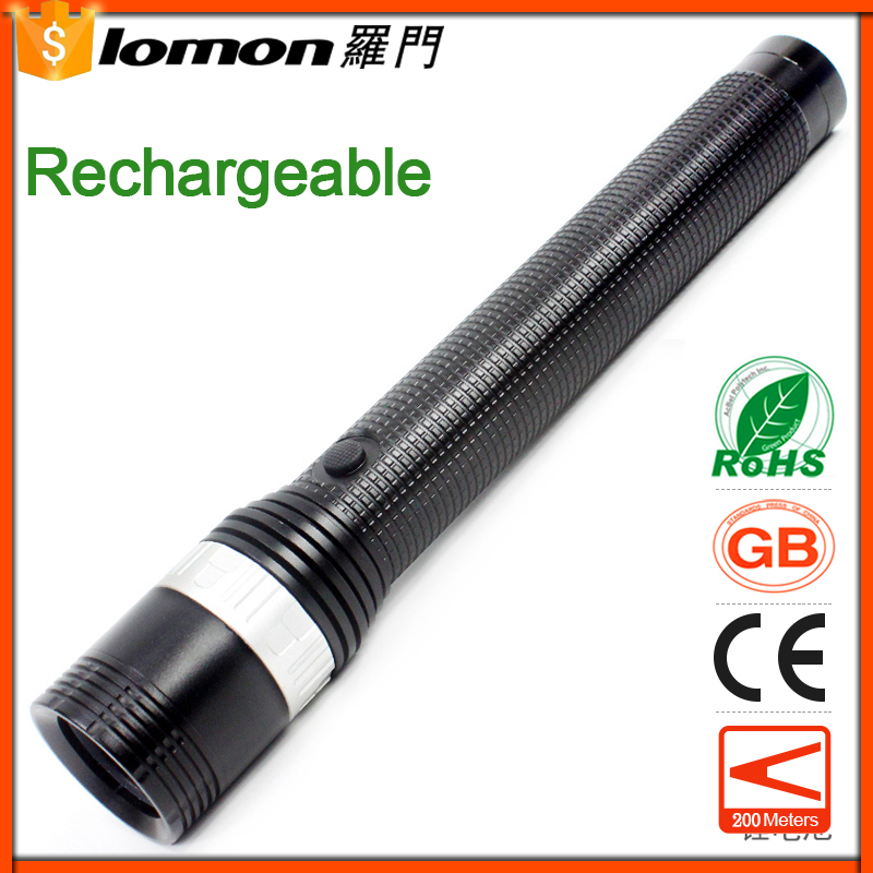 

lomon Черный 200m-500m, Zoom LED Flashlight