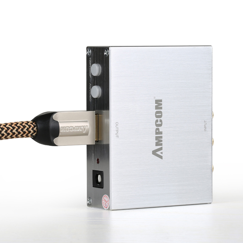 

JD Коллекция 3RCA Fiber to HDMI Серебро оболочка из алюминиевого сплава