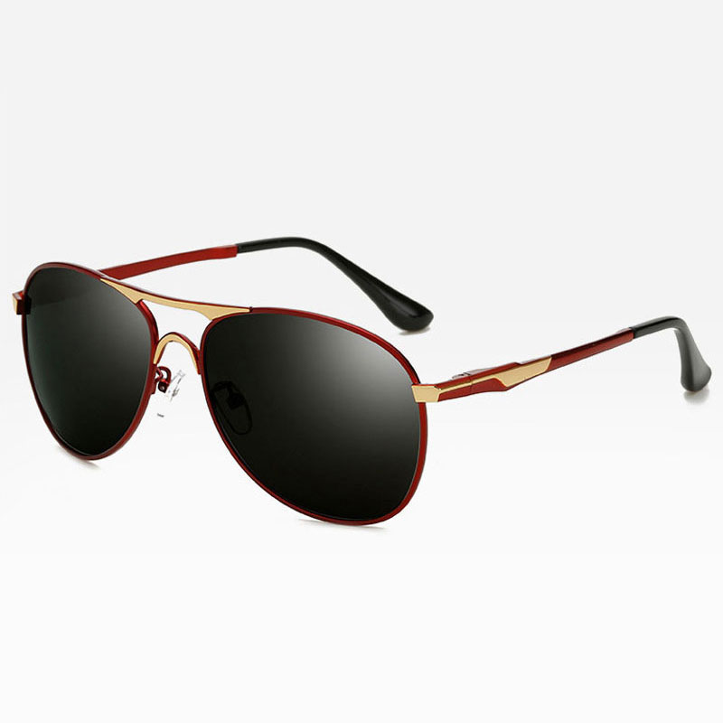 

LIKEU  NO5 Wine Red & Grey, Поляризованные солнцезащитные очки