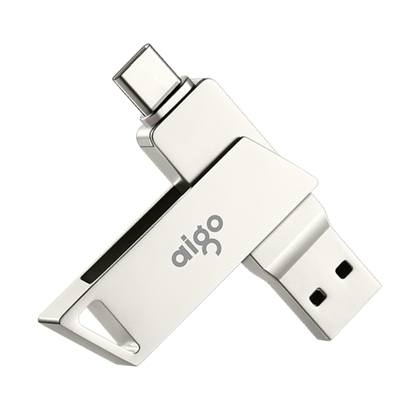 

aigo 3,0 металлический вращающийся Type-C мобильный телефон U диск 128GB, U диск