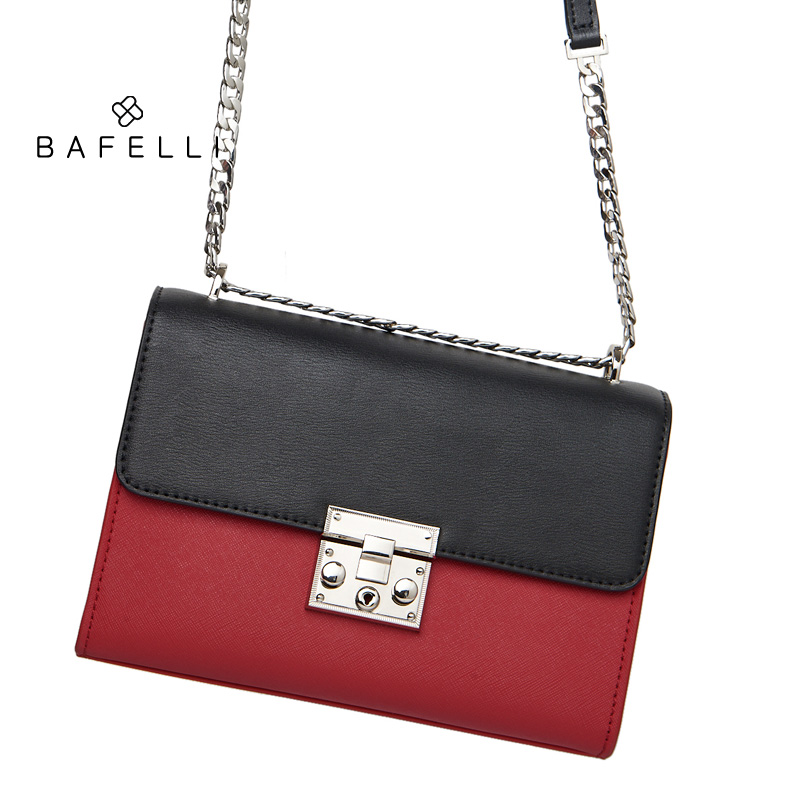 

BAFELLI Black, новый мешок кожи сплетения прибытия