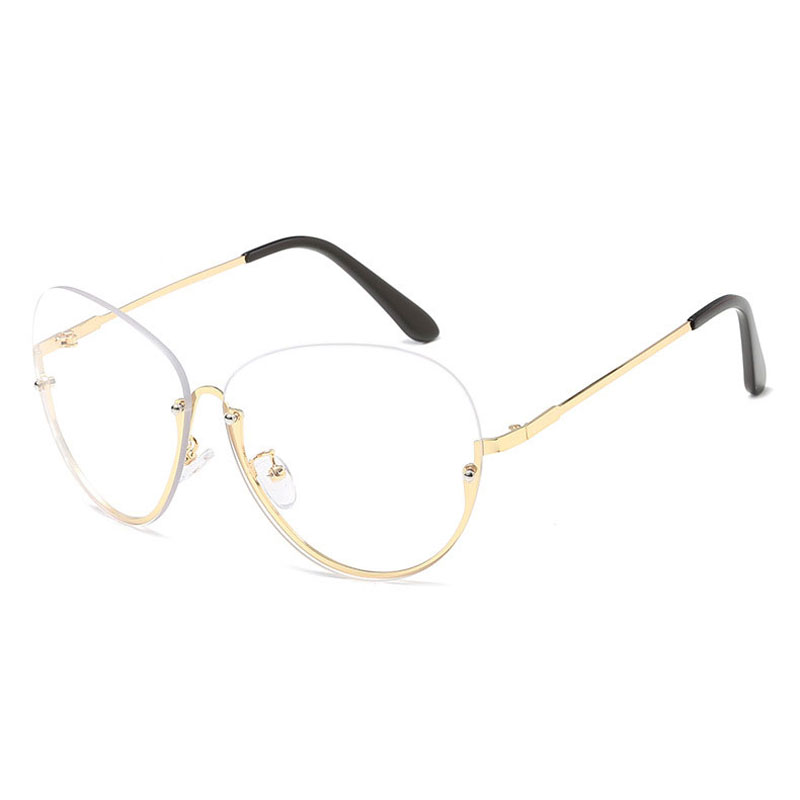 

LIKEU  NO4 Gold & Clear, Модные солнцезащитные очки