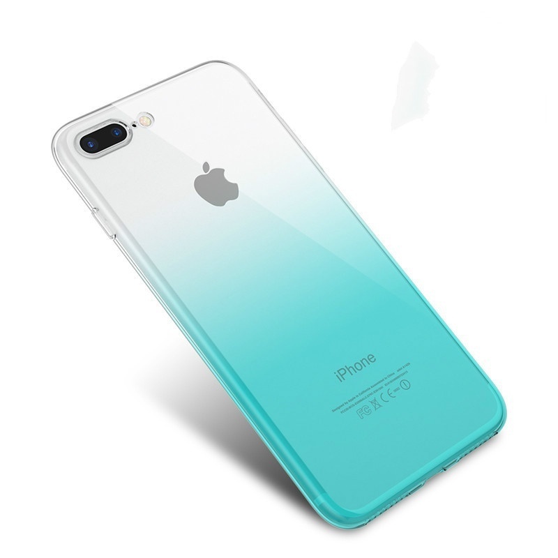 

KYKEO Зеленый iPhone 66s, Luxury Aurora Gradient Color Clear iPhone Case