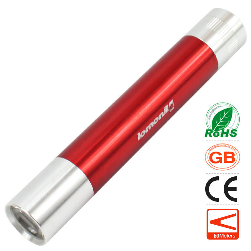 

lomon Красный 50m-100m, Mini LED Flashlight