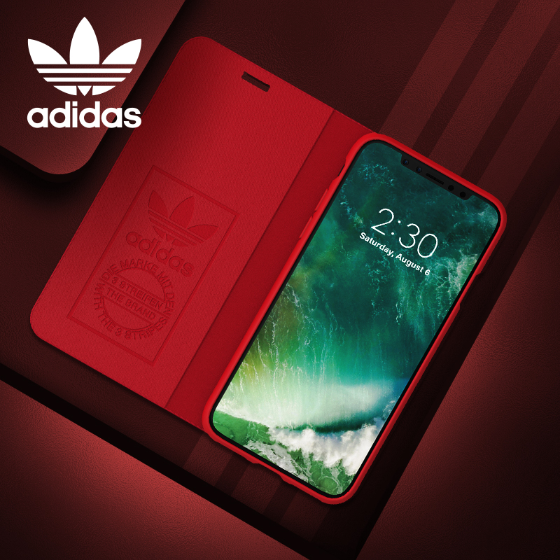 

JD Коллекция iPhone X flip shell - отличается красным дефолт