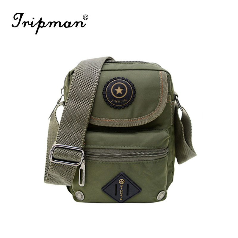 

Tripman Зелёный цвет, Crossbody Мужчины мешок посыльного