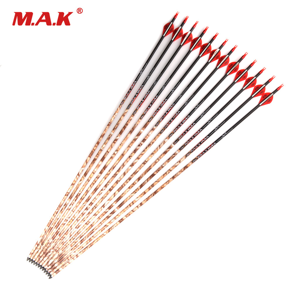 

MAK, 12 Pure Carbon Arrow 32 Дюймы наружный