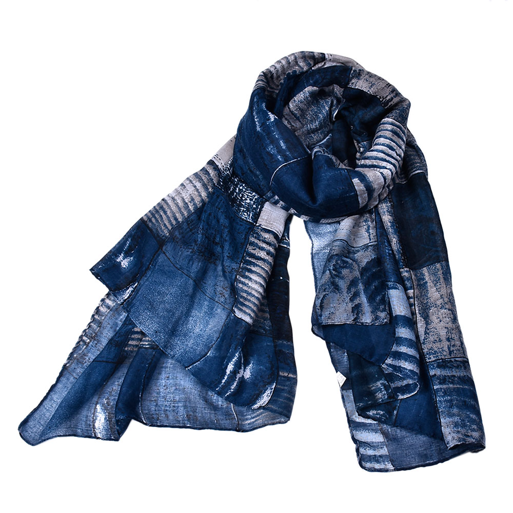 

JeouLy синий &gt; 175см, длинный шарф