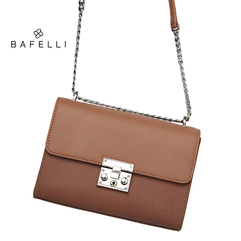 

BAFELLI Brown, новый мешок кожи сплетения прибытия