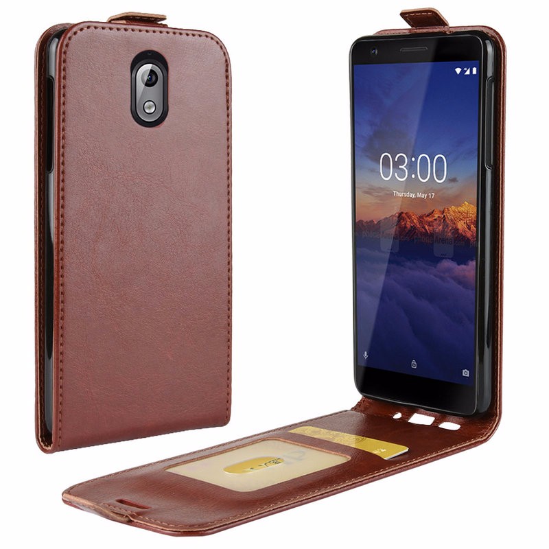 

WIERSS коричневый для Nokia 31, для Nokia 31 3 2018 WIERSS флип-кожаный чехол