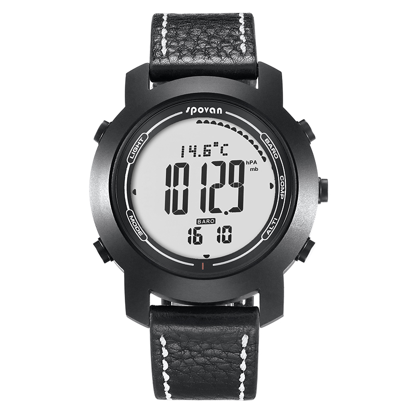 

SPOVAN Leather White, Мужчины Повседневная Wistwatches