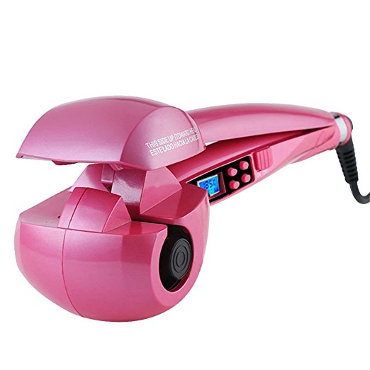 фото S-power профессиональный жк-автомат для завивки волос nume розовый стандарт сша