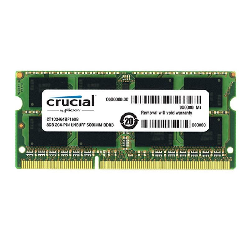 

Kingston 8GB, Crucial DDR3