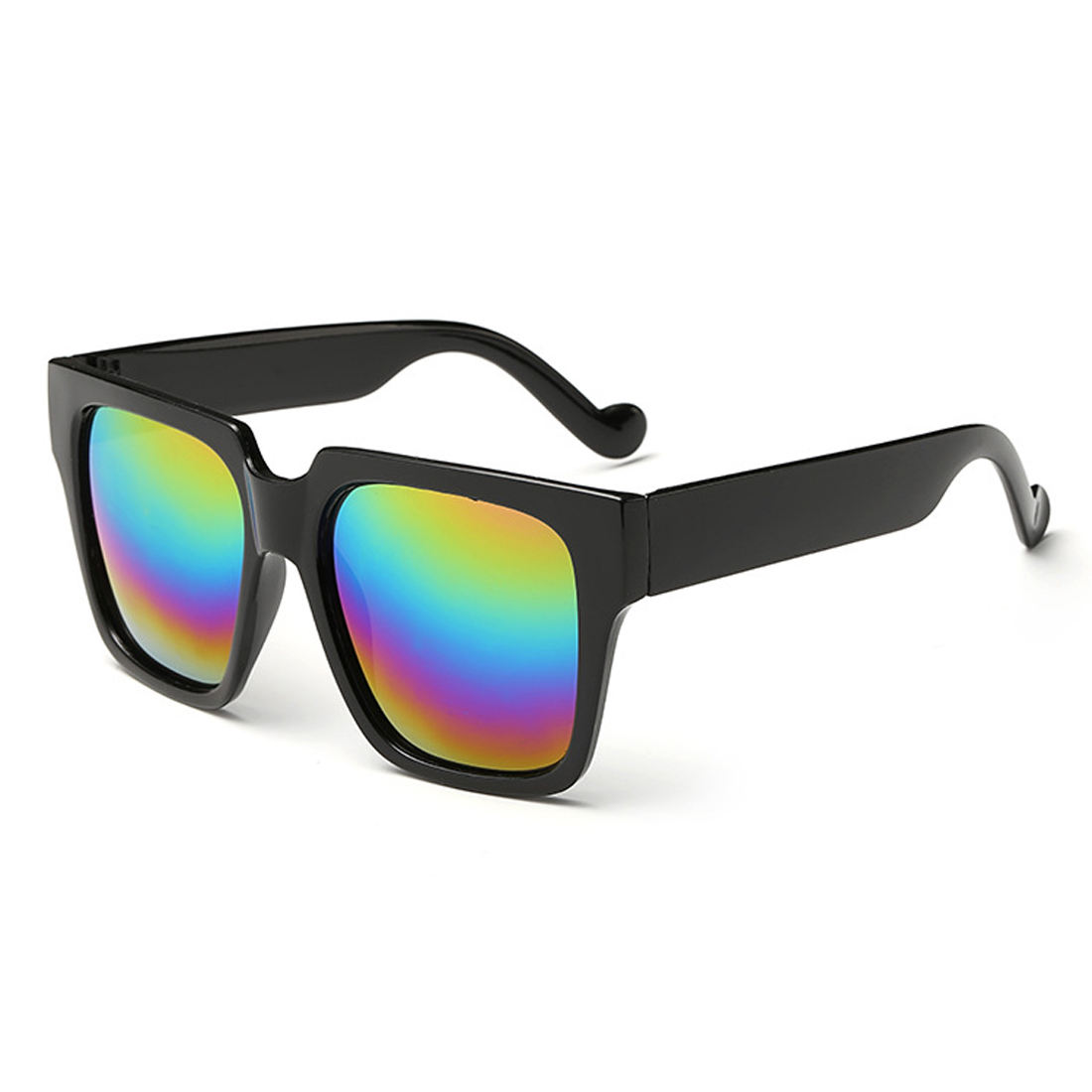 фото Квадратные солнцезащитные очки xq-hd яркий черный многоцветный