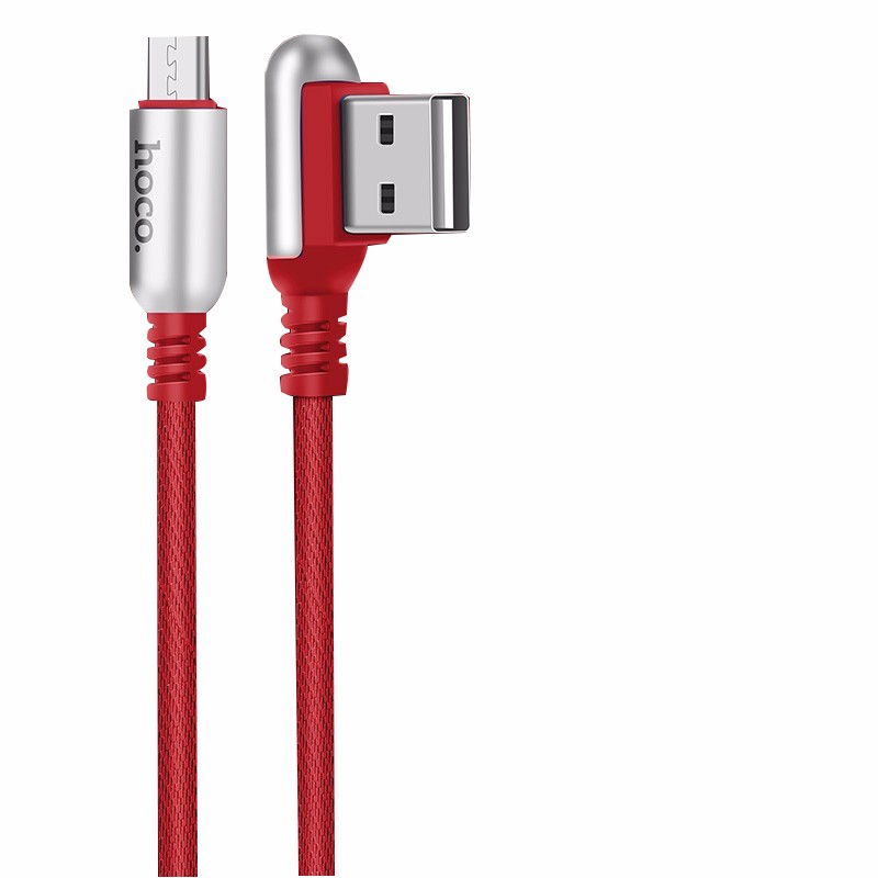

HOCO красный 1,2 м, Micro USB кабель Нейлон Плетеный Быстрое зарядное устройство Мобильный телефон USB зарядное устройство Кабель