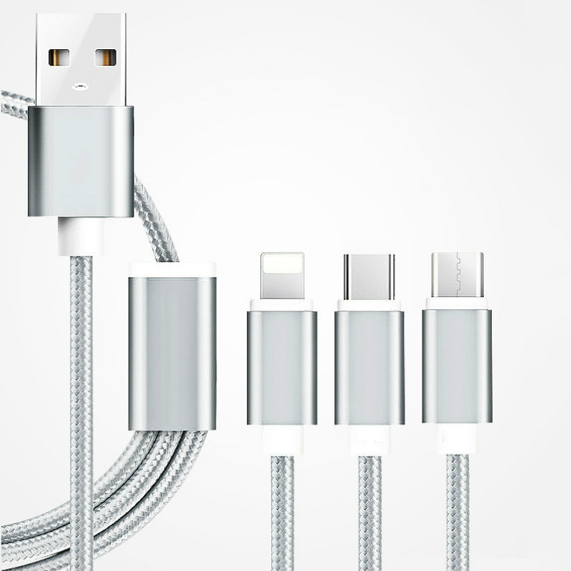 

AFILADO Серебристый 12m, usb кабель micro usb кабель usb c usb type c громоотвод кабель тип c кабель