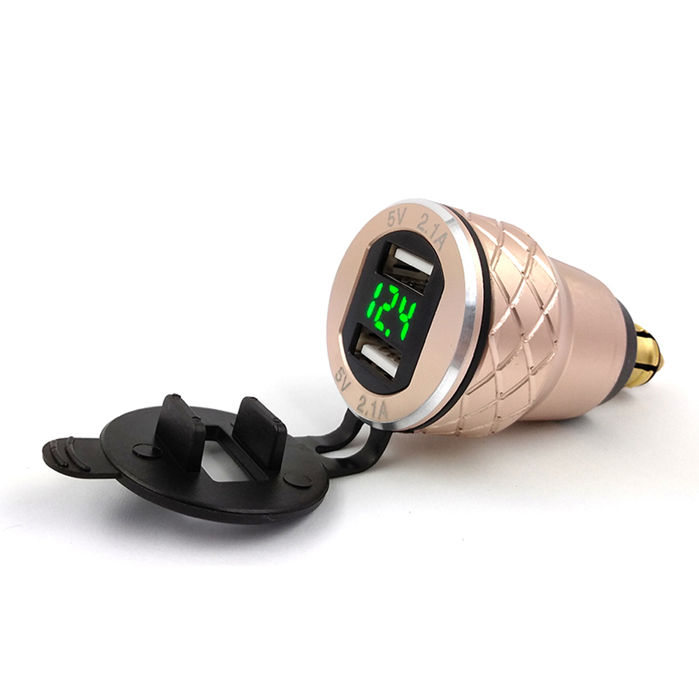

AiELEMZION Зеленый свет, Зарядное устройство для мотоциклов USB