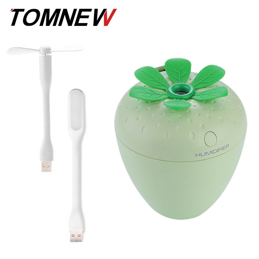 фото Tomnew 3 в 1 mini cool mist увлажнитель usb 180 мл ультразвуковой милый рассеиватель tomnew зеленый