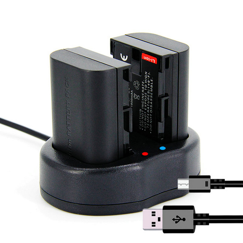 

WIRELESS FUTURE CHARGER, LP E6 LP E6N Аккумулятор Newmowa и Dual USB Charger для Canon LP-E6