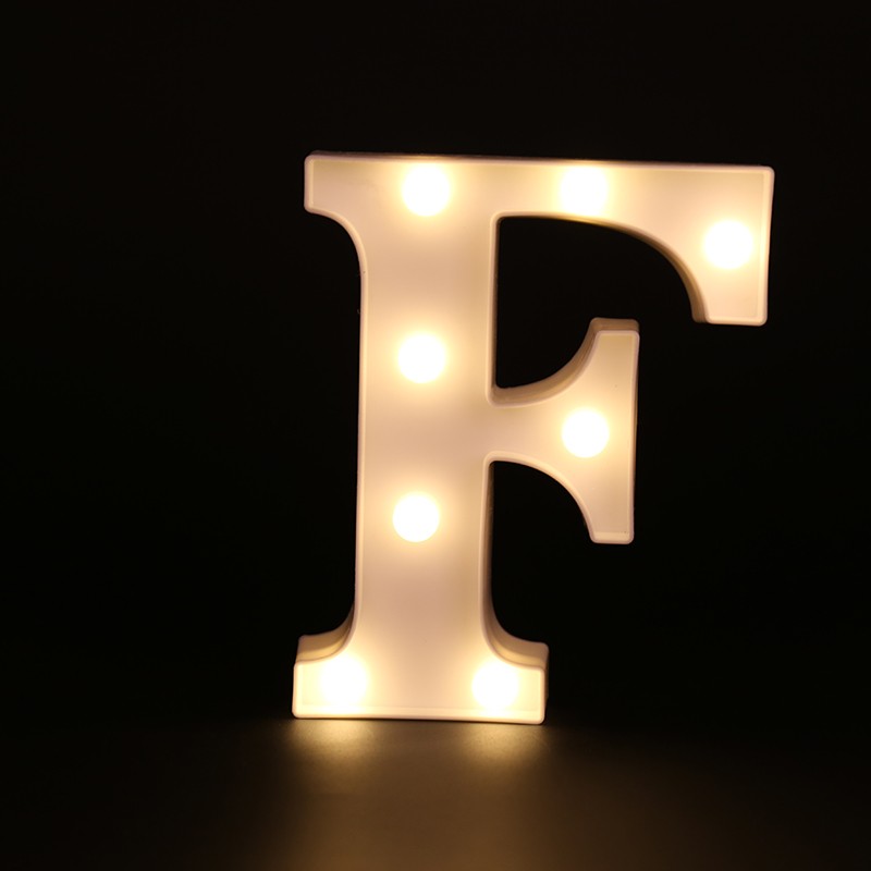 

LUOMU F, Alphabet Light Indoor Battery powered Wall Hanging Night Light