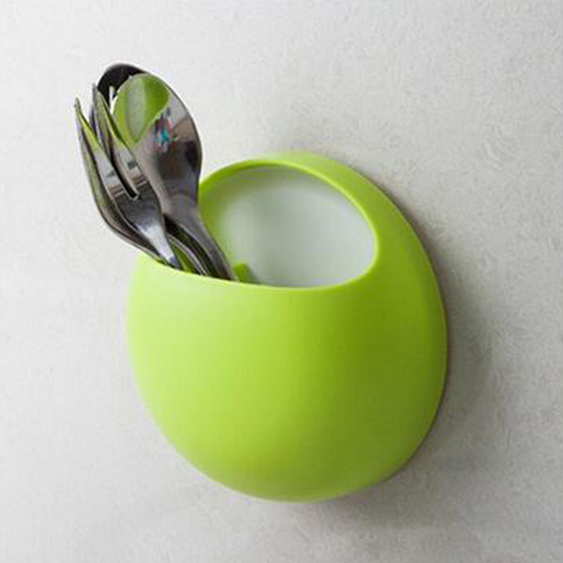 фото Аксессуары для ванной комнаты держатель для зубных щеток настенные присоски держ kangfeng зелёный цвет