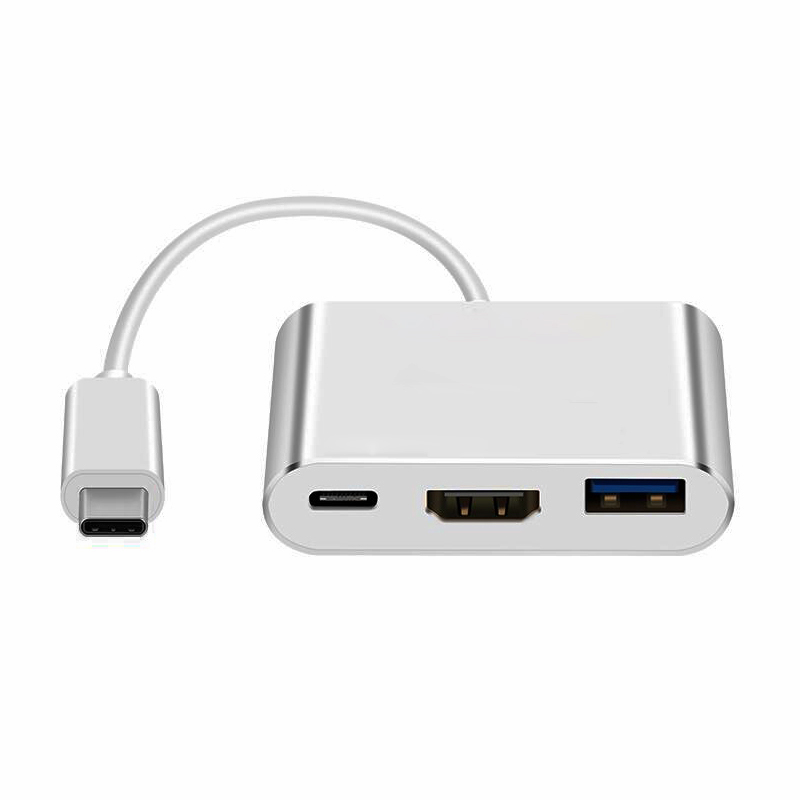 

JD Коллекция Конвертер Type-c в HDMI USB HD дефолт, joycollection