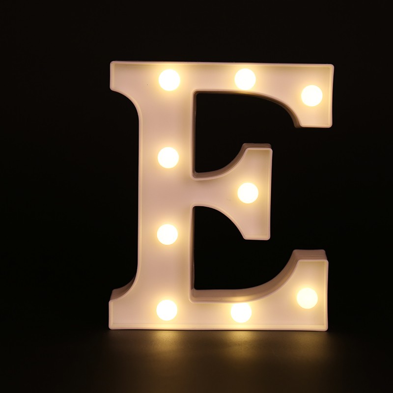 

LUOMU E, Alphabet Light Indoor Battery powered Wall Hanging Night Light