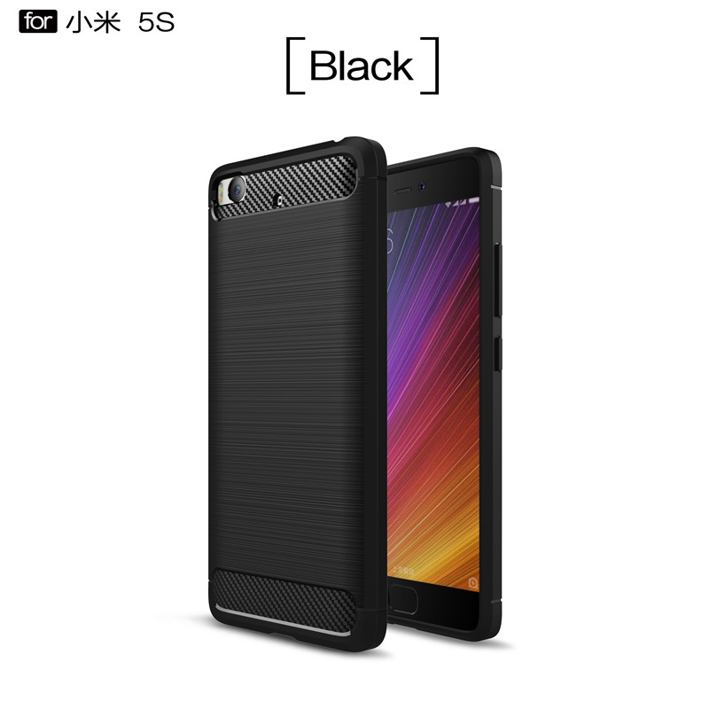 

KYKEO Черный MI 5S, Carbon Fiber Phone Cases For xiaomi 5S