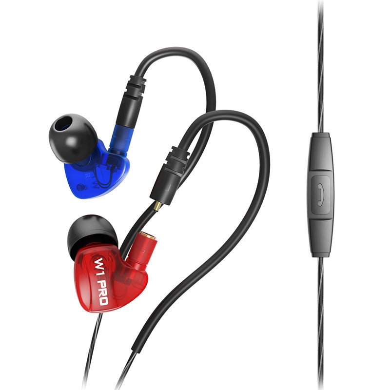 

zhileyu Красный синий, W1 Pro In Ear Wired Headphones