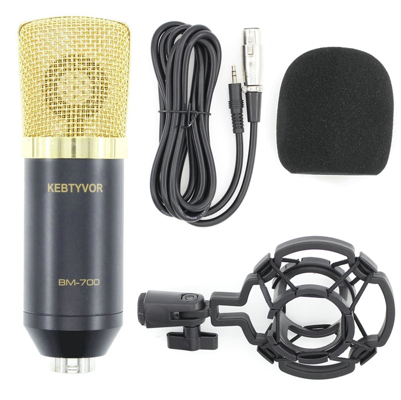

KEBTYVOR Black Проводной доступ, Микрофон Конденсатор