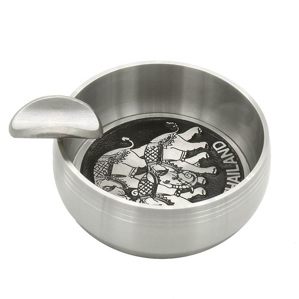 

Oriental Pewter Thailand Юго-Восточная Азия, декоративная пепельница Сигарета Пепельница на открытом воздухе В помещении Пепельница для пепельницы Современное украшение