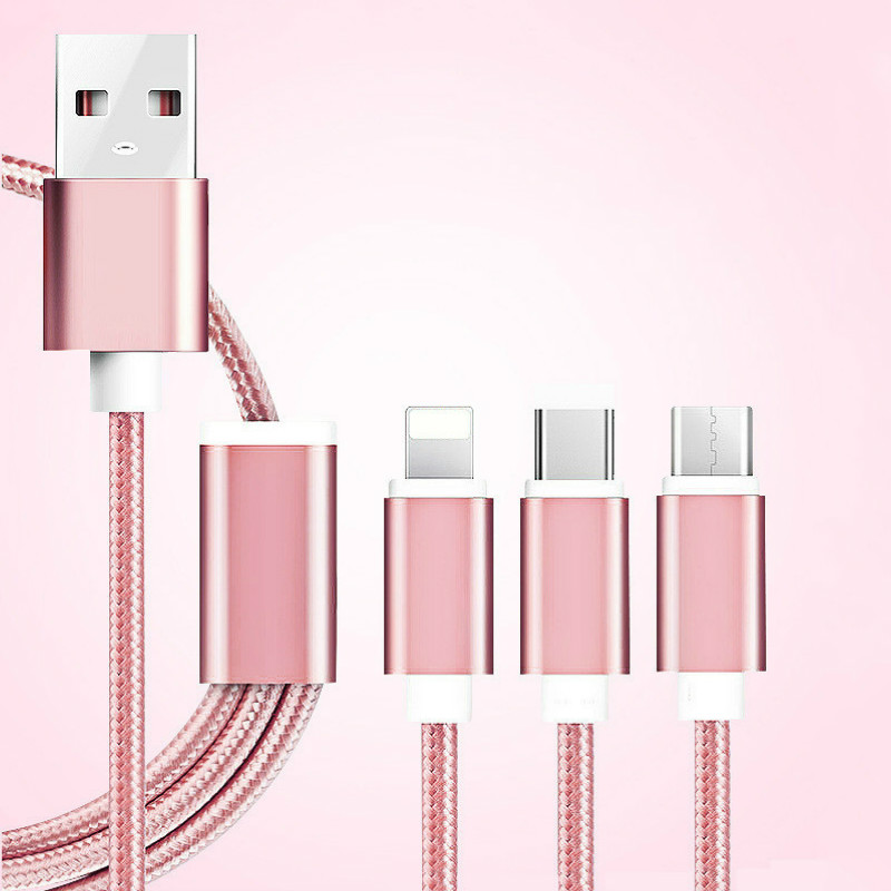 фото Usb кабель micro usb кабель usb c usb type c громоотвод кабель тип c кабель afilado розовое золото 12m