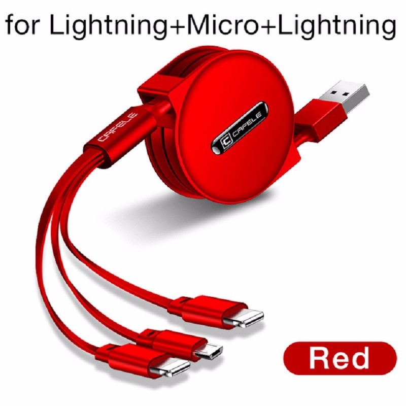 

Cafele -M--Red 120cm max, USB Cable