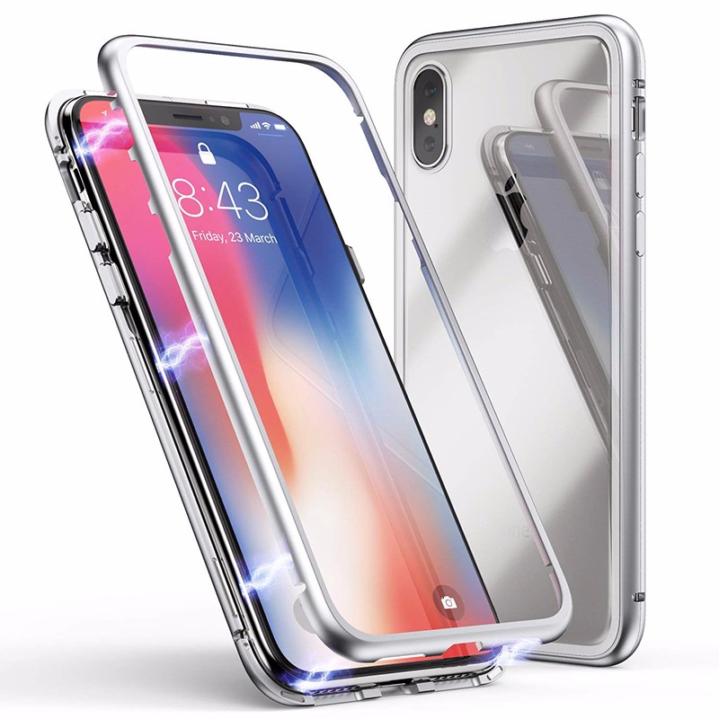 

AOJUN Белый iPhone X, iPhone X Стеклянная оболочка iphone10xcase дело iphone 10 iphone 10 x чехол