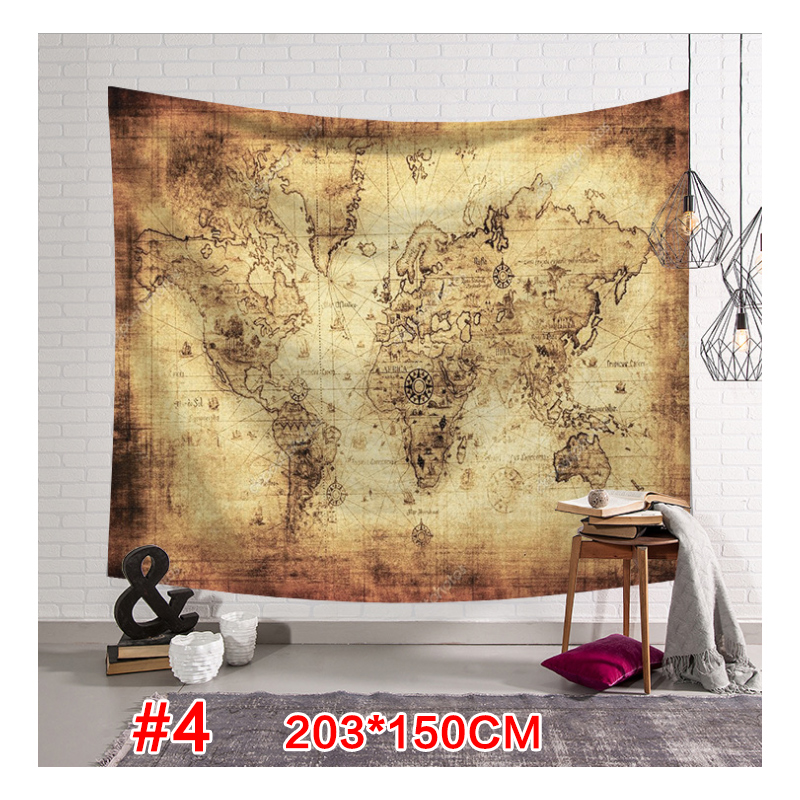 

CNUON 4-203 150см, maptapestry worldmaptapestry watercolorworldmaptapestry