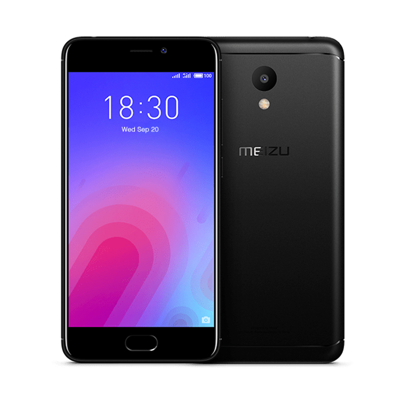 

MEIZU Чёрный С пленкой и чехлом, Meizu M6