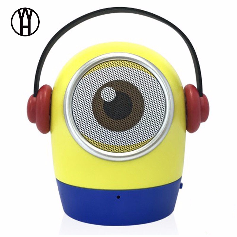 

WH желтый, USB Bluetooth Cute Speaker Doll Портативный сабвуфер HIFI для ноутбука