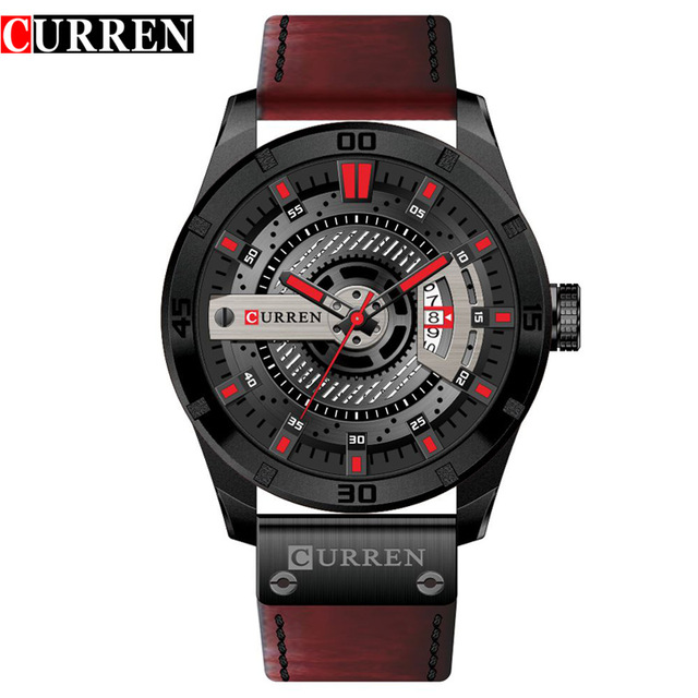 

SHENHUA Красный цвет, mens watch