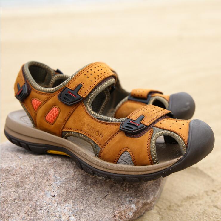 

CoComy AmIsky желтый 38 ярдов, Men Outdoor Sports Sandals