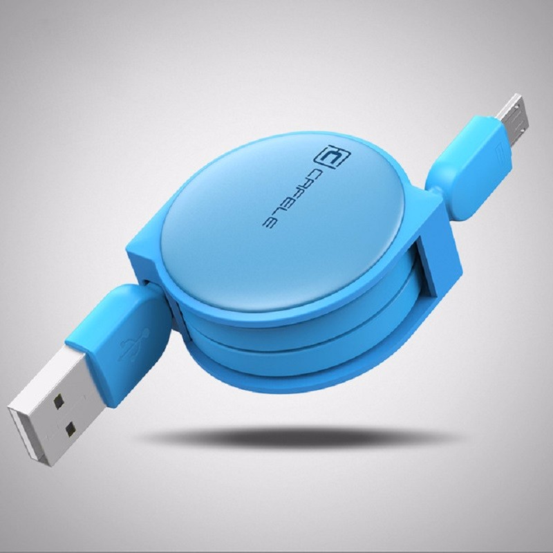 фото Usb type c cable cafele blue 1m