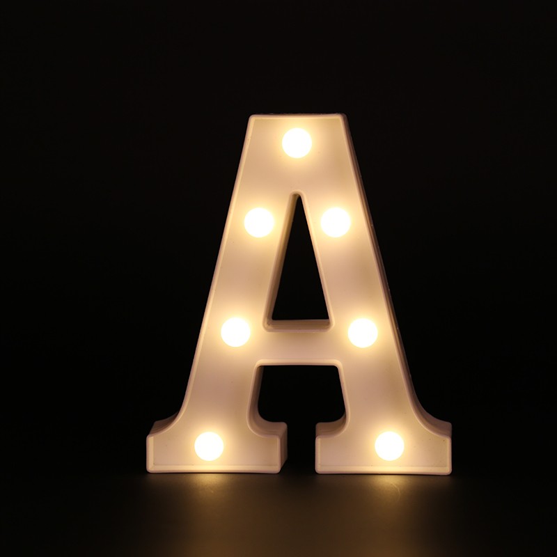 

LUOMU A, Alphabet Light Indoor Battery powered Wall Hanging Night Light