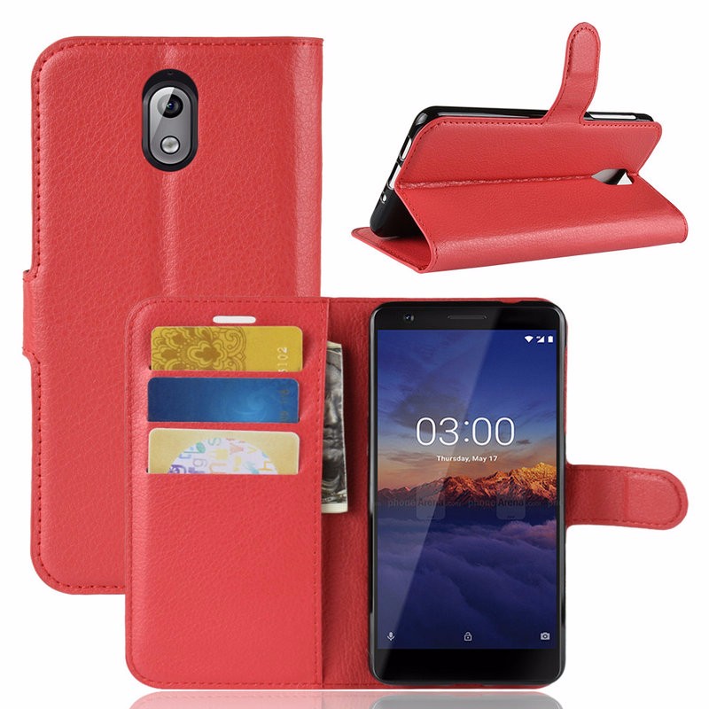 

WIERSS красный для Nokia 3, для Nokia 31 3 2018 WIERSS Кошелек телефонный чехол